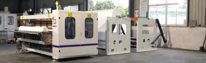 Wallboard PLC που ξανατυλίγει τον ιστό τουαλετών που κατασκευάζει τη μηχανή 7.5KW 2 τις στάσεις 4