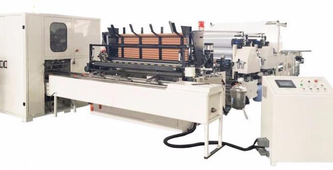 Wallboard PLC που ξανατυλίγει τον ιστό τουαλετών που κατασκευάζει τη μηχανή 7.5KW 2 τις στάσεις 11