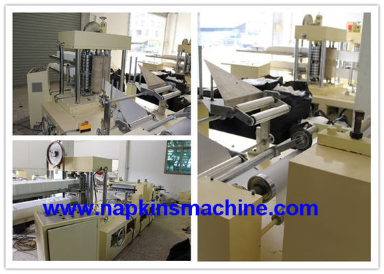 7.5KW 4 διπλώνοντας πετσέτα εγγράφου ιστού 330mm που κατασκευάζει τη μηχανή