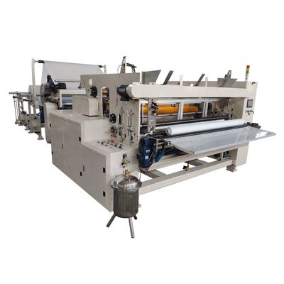200 μ/ελάχιστο Slitter Rewinder ρόλων 380V αυτόματο/μηχανή κατασκευής ιστού
