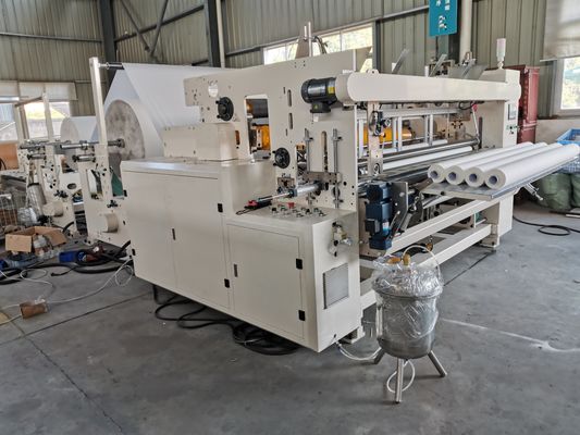 χαρτί τουαλέτας οθόνης αφής PLC πλάτους 1400mm που μετατρέπει τη μηχανή
