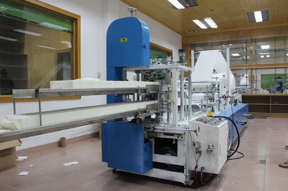 380V 50HZ 200*200mm ανοικτή πλήρης αυτόματη πετσέτα μεγέθους που κατασκευάζει τη μηχανή