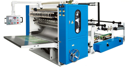 Μαλακή γραμμή παραγωγής 4800sheets/min Interfold του προσώπου ιστού σχεδίων 11KW