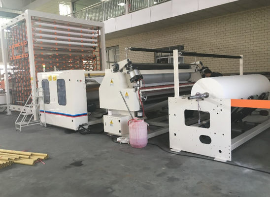 200m/ Λ. 3500mm μηχανή 7.5KW ρόλων εγγράφου ιστού πλάτους με την κοπή